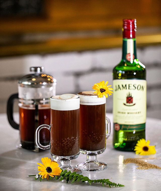 Sometimes I like my coffee with Demerara syrup &amp; hand made whipped cream. (Aka Irish!)☘️ . .
.
. .
.
.
. 
#happyhourpdx 
#picnicpdx #23rd #NW23rd #pdxbar #happyhour #portlandor #portlandrestaurants #pdxsandwich #portlandhappyhour #pdxrestaurants 